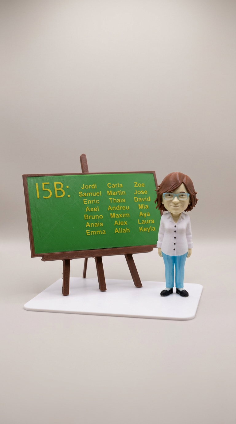Cake topper personalizado clase 5B